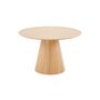Voir la diapositive 1 : LISA DESIGN Toledo - table à manger ronde - effet bois - 120 cm - 4 à 6 personnes