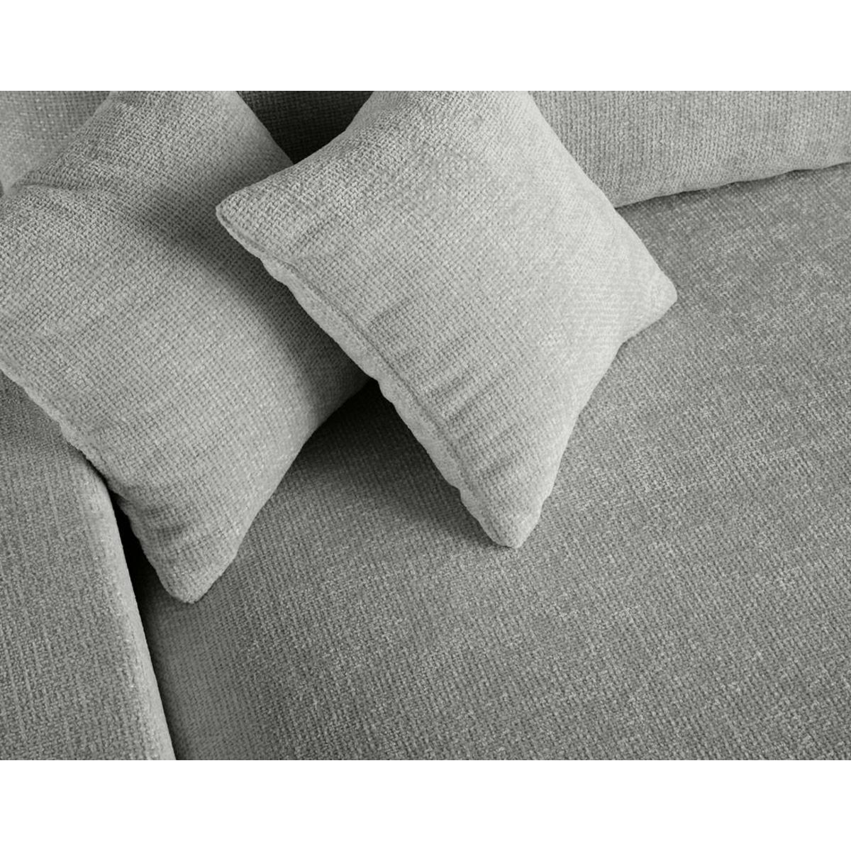 LISA DESIGN Pivoine - canapé panoramique en u - 7 places - convertible avec coffre - en velours texturé