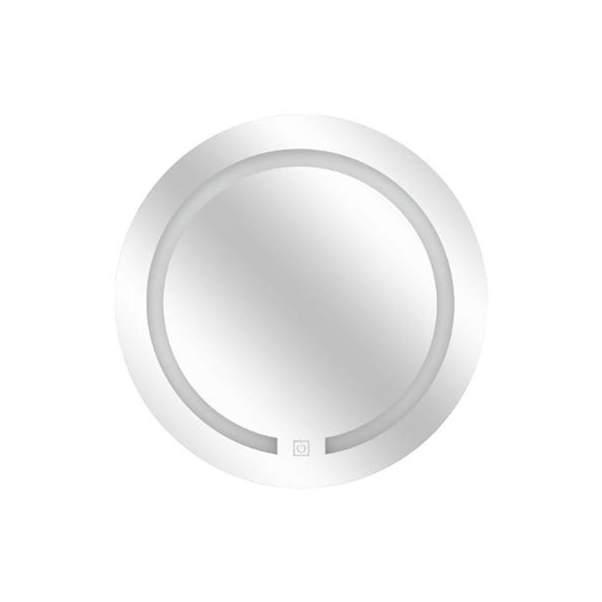 FIVE Miroir mural rond tactile  led  45cm transparent