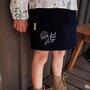 Voir la diapositive 5 : Petit Béguin Jupe enfant en velours côtelé Belle de Nuit