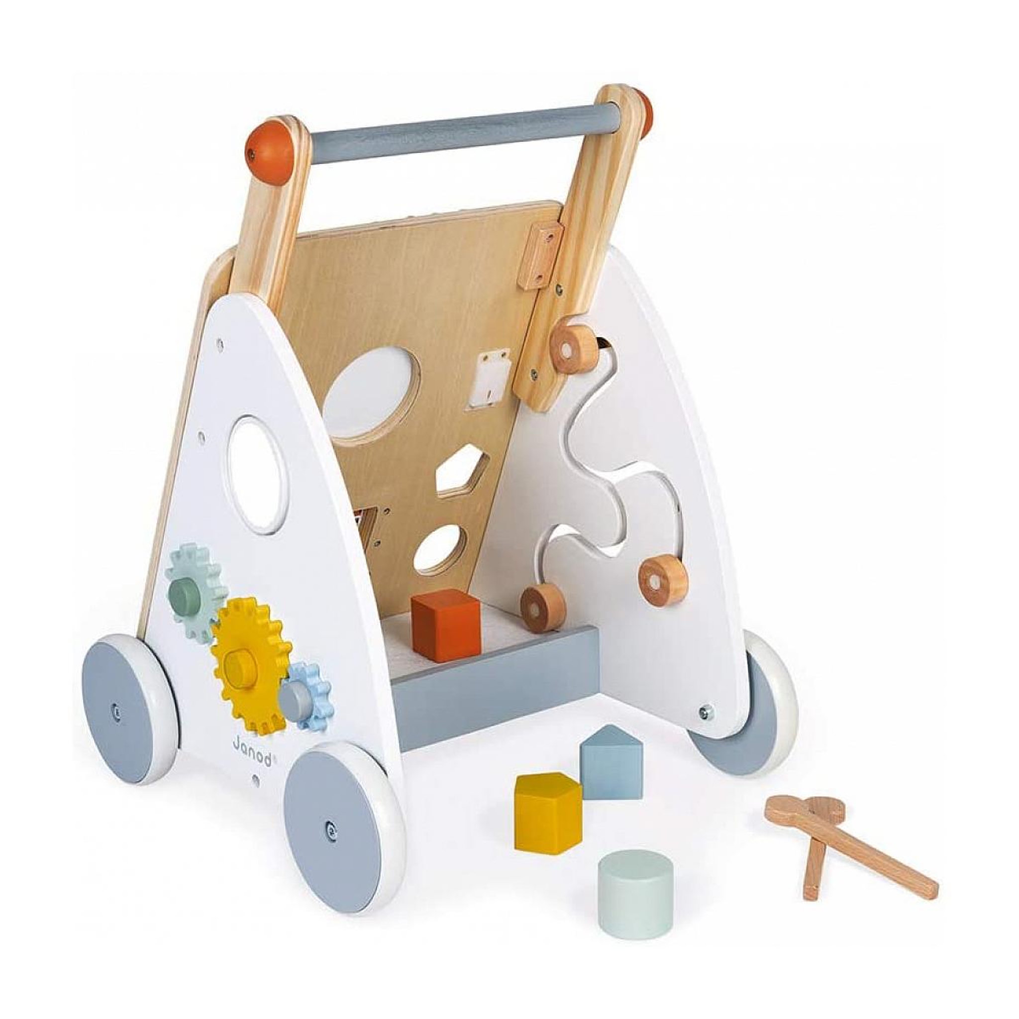 Voir la diapositive 2 : Juratoys-Janod Chariot multiactivites sweet cocoon