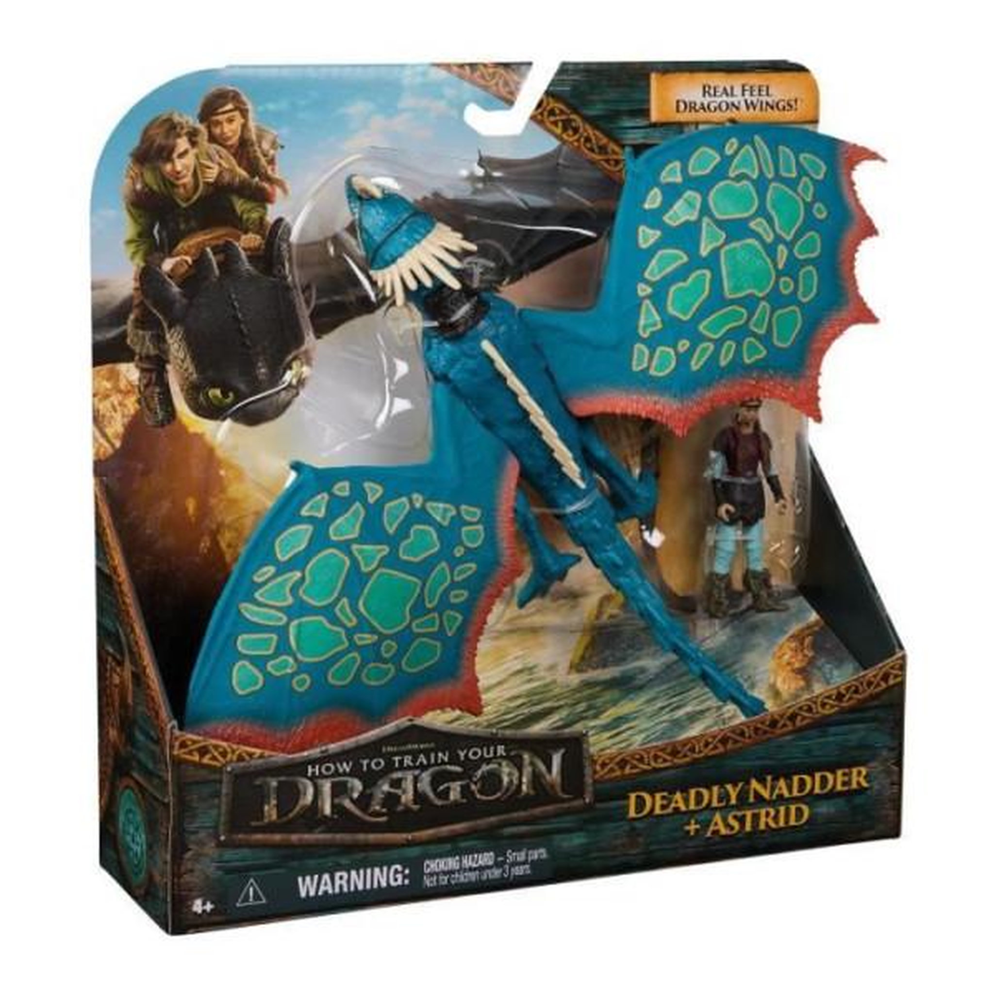 Voir la diapositive 5 : SPIN MASTER SPIN MASTER PACK DRAGON ET VIKING 25 CM TEMPETE Dragons Movie
