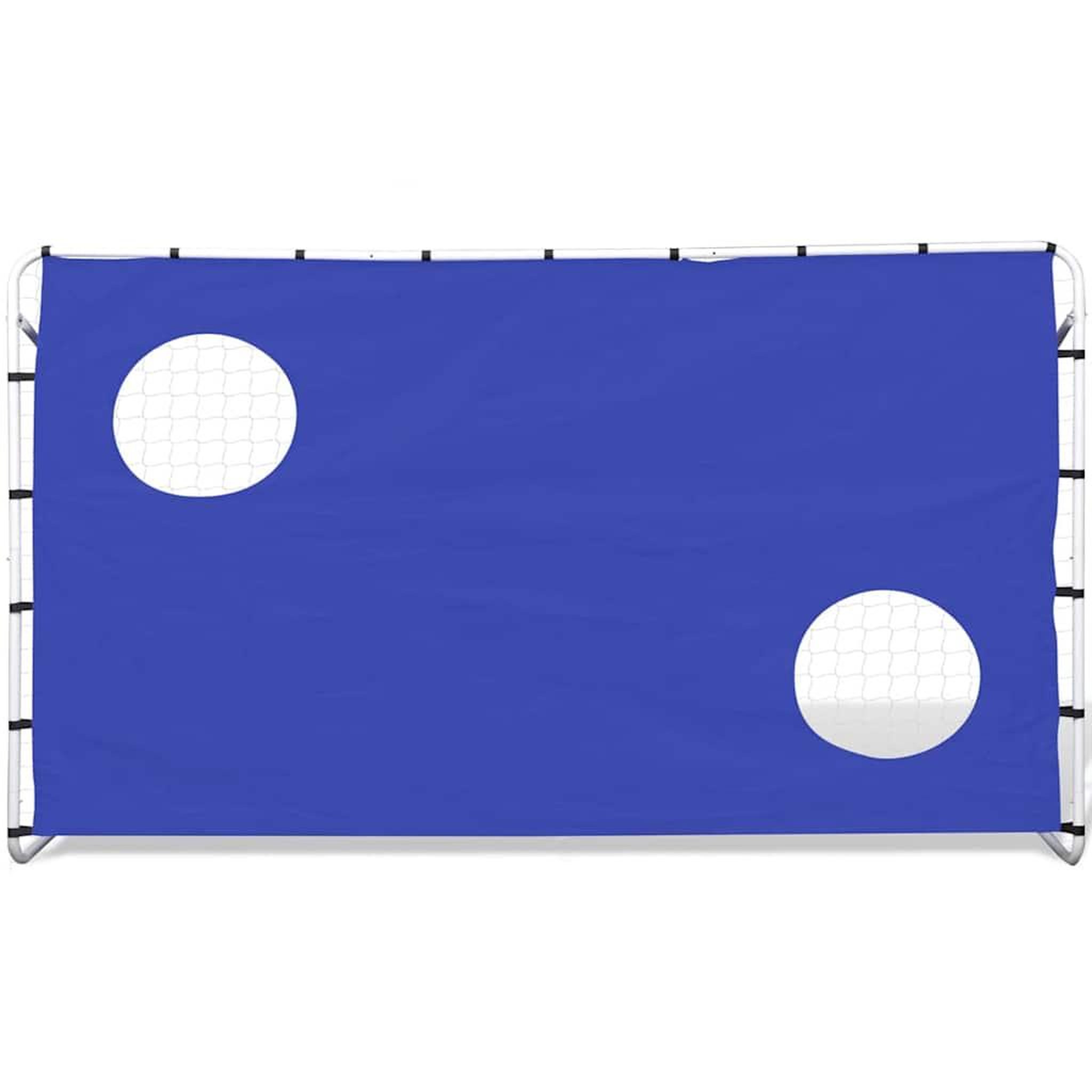 Voir la diapositive 2 : VIDAXL But de Football avec Cibles 240x92x150 cm acier haute qualite