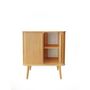 Voir la diapositive 2 : Paris Prix Buffet 2 Portes Design  Rove  95cm Chêne