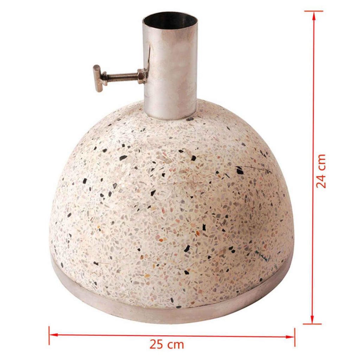 ESSCHERT DESIGN Esschert Design Pied de parasol 11,5 kg S blanc PV09