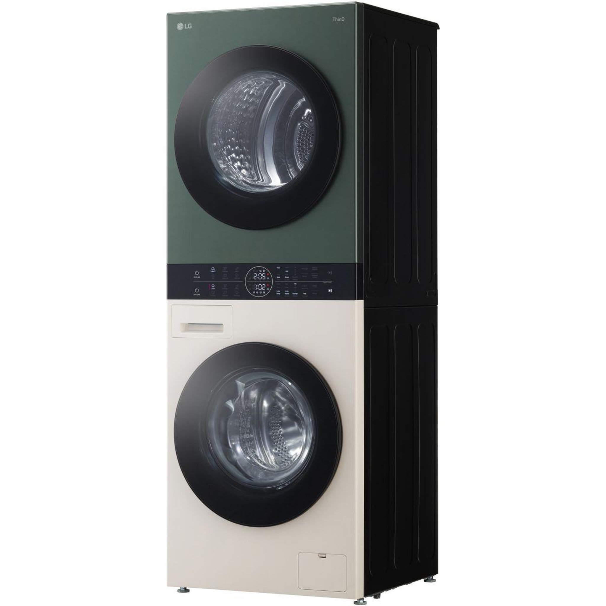 Voir la diapositive 2 : LG Lave linge séchant hublot f214wt8grbe washtower