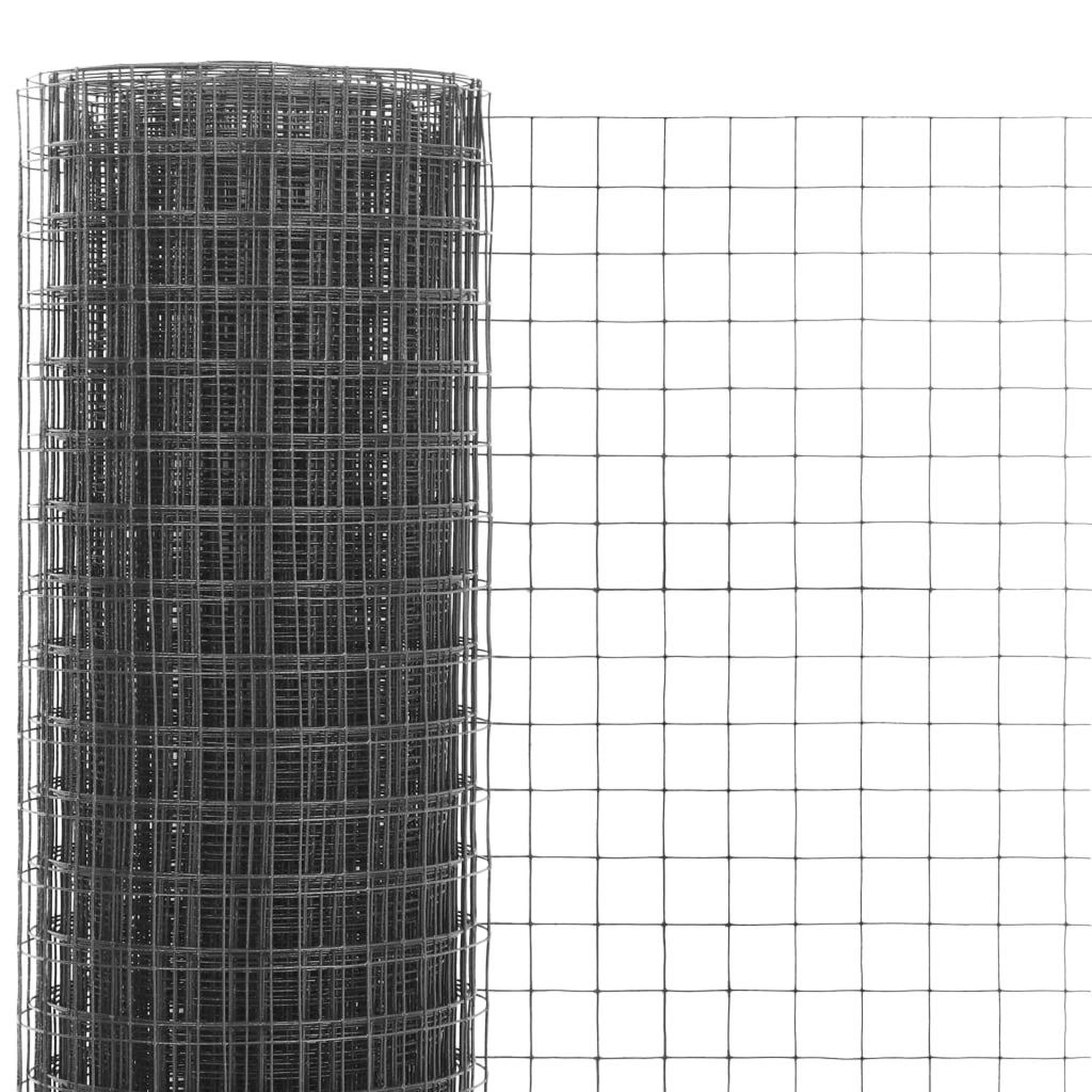 Voir la diapositive 3 : VIDAXL Grillage acier avec revetement en PVC 10x0,5 m gris