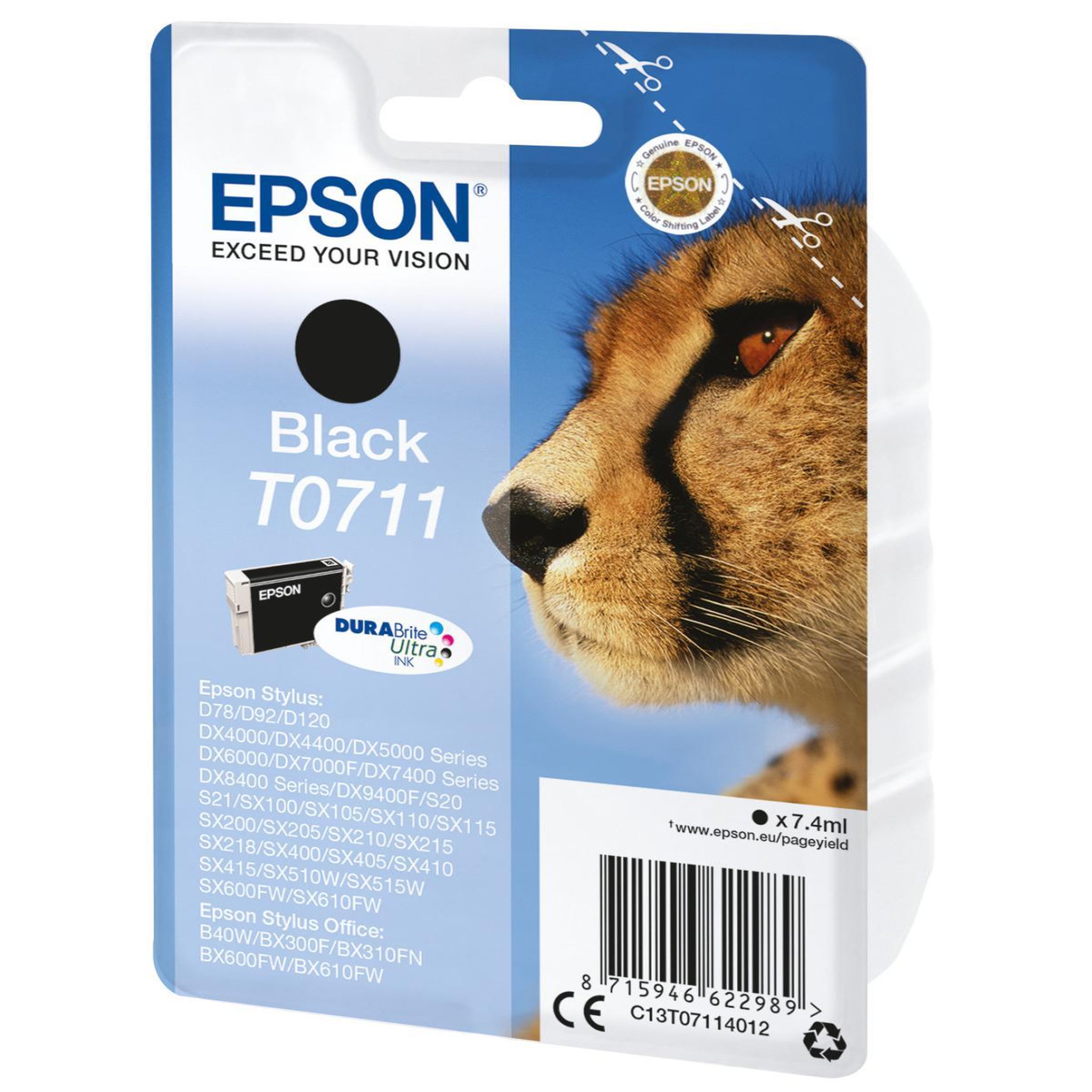 Voir la diapositive 3 : Epson Epson cheetah cartouche  guépard  - encre durabrite ultra n