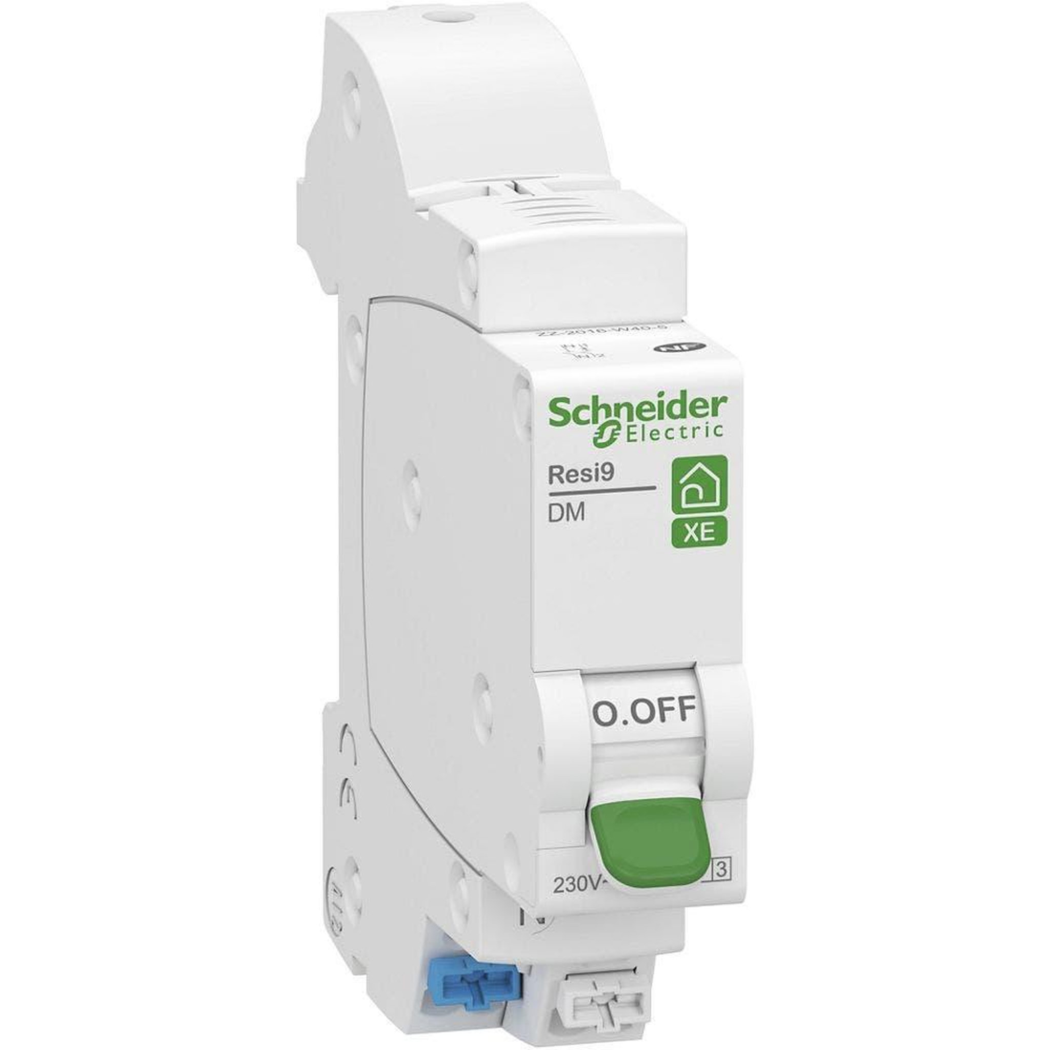Schneider Electric Resi9 xe - disjoncteur modulaire - 1p+n - 32a - courbe c - embrochable