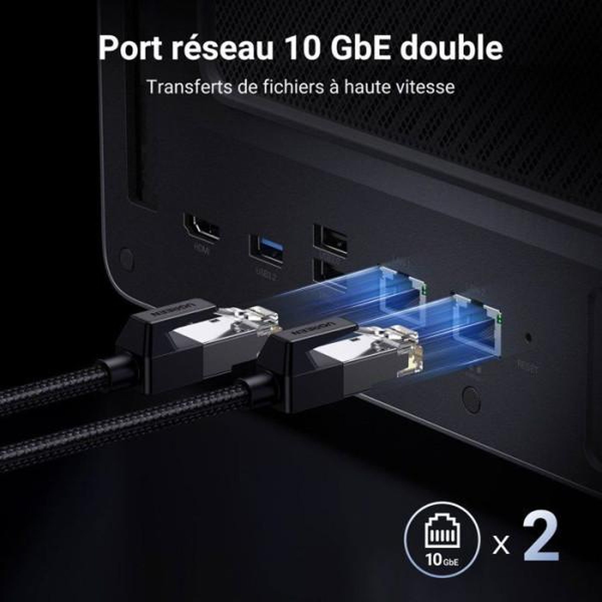 Voir la diapositive 5 : UGREEN Serveur nas - ugreen - dxp6800 pro - 6 baies - 8 go