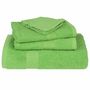 Voir la diapositive 4 : VIDAXL Serviettes d invité 4pcs vert pomme 30x50cm 360 g m² 100% coton