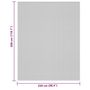 Voir la diapositive 6 : VIDAXL Tapis de tente creme 3x2,5 m