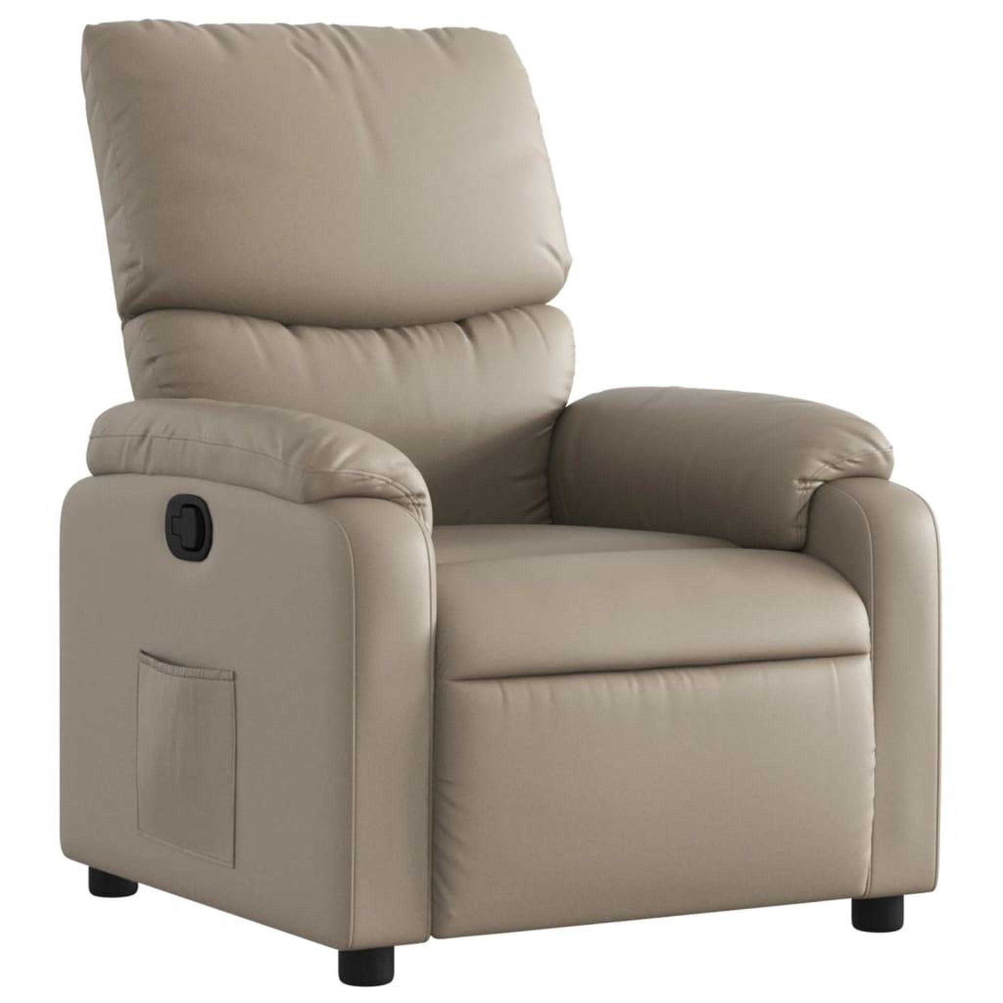 Voir la diapositive 2 : VIDAXL Fauteuil inclinable Cappuccino Similicuir