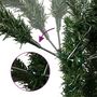 Voir la diapositive 3 : VIDAXL Sapin de Noël artificiel à charnières avec baies rouges 180 cm