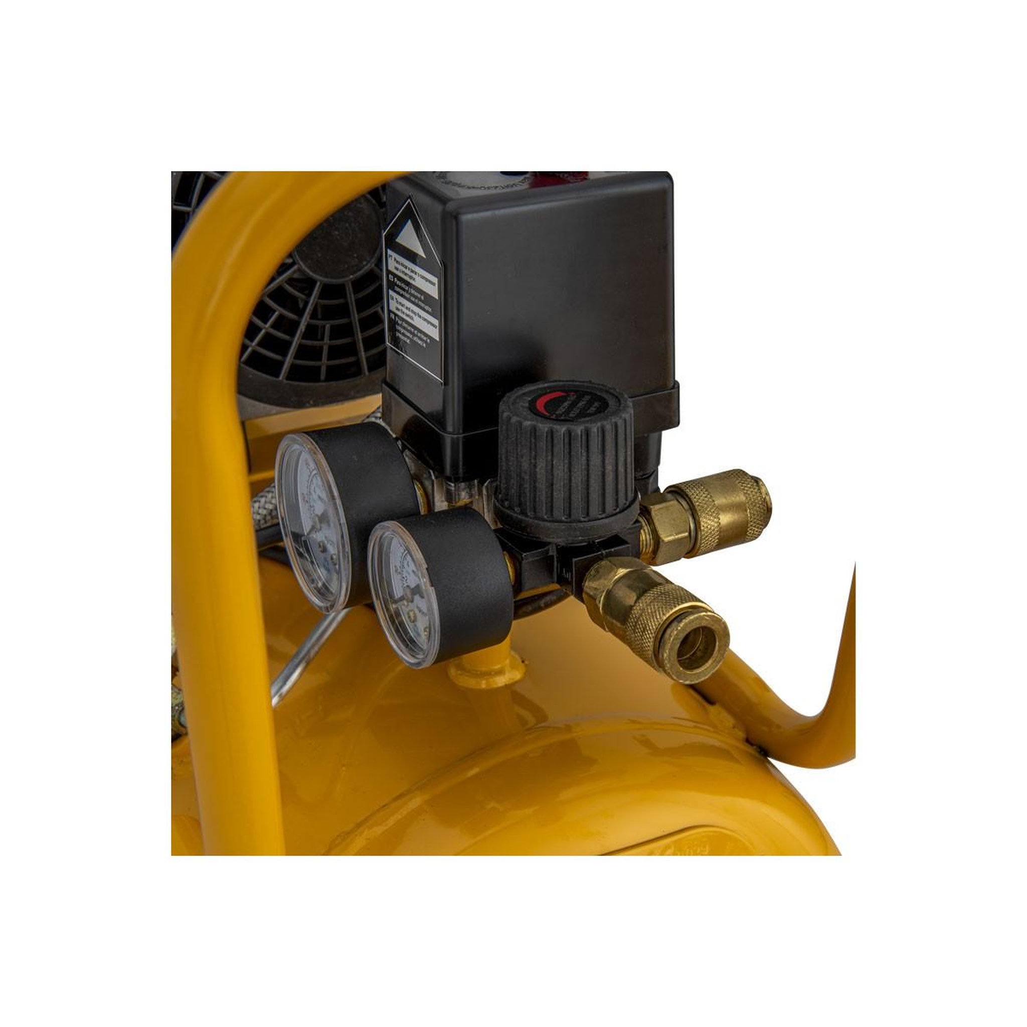 Voir la diapositive 4 : VITO Pro-Power Compresseur d'air Silencieux 24 Litres  8 bar 1CV 750W VITO