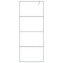 Voir la diapositive 3 : VIDAXL Paroi de douche Argente 80x195 cm Verre ESG transparent
