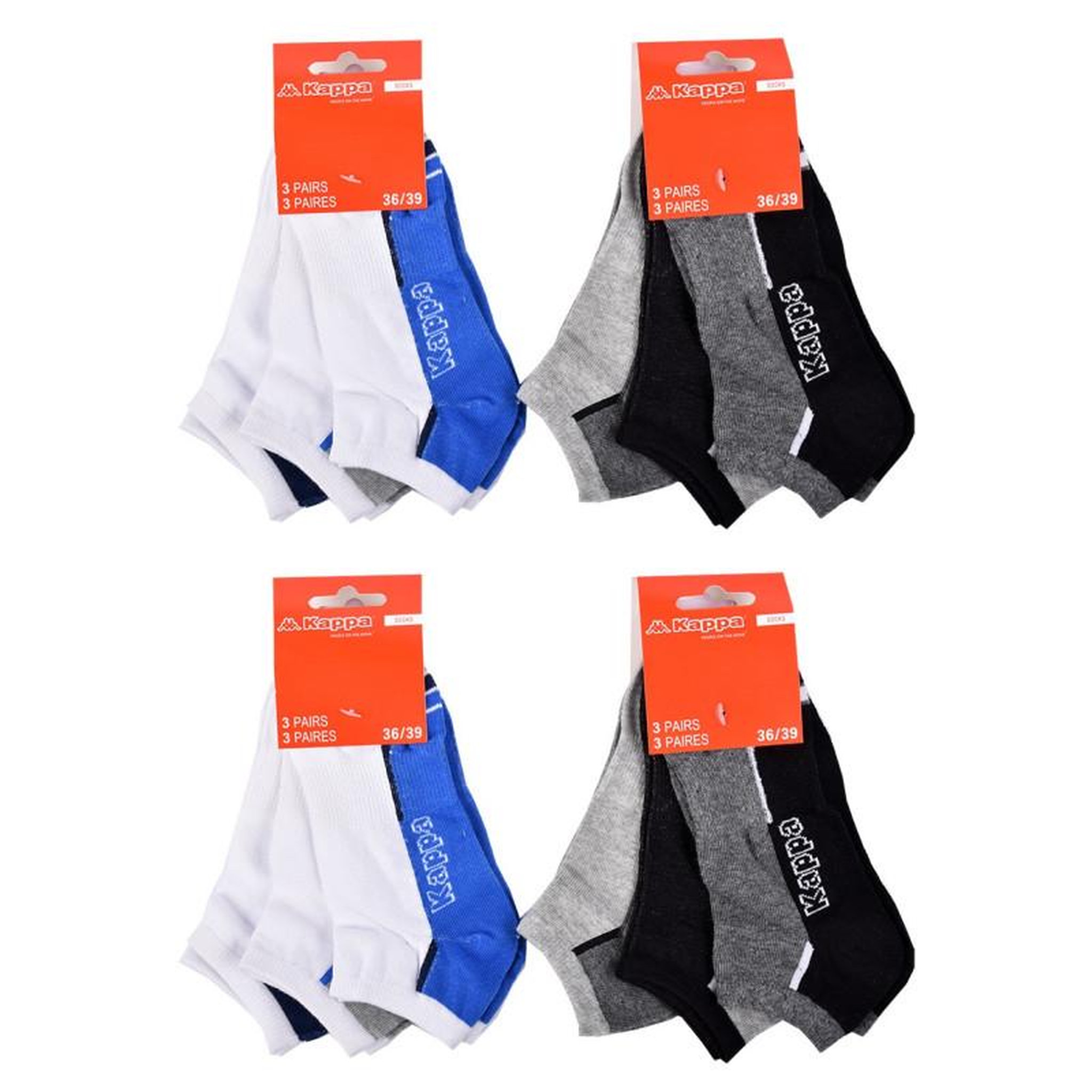 Voir la diapositive 3 : KAPPA Chaussettes Enfant SNEAKER KAPPA Lot de 12