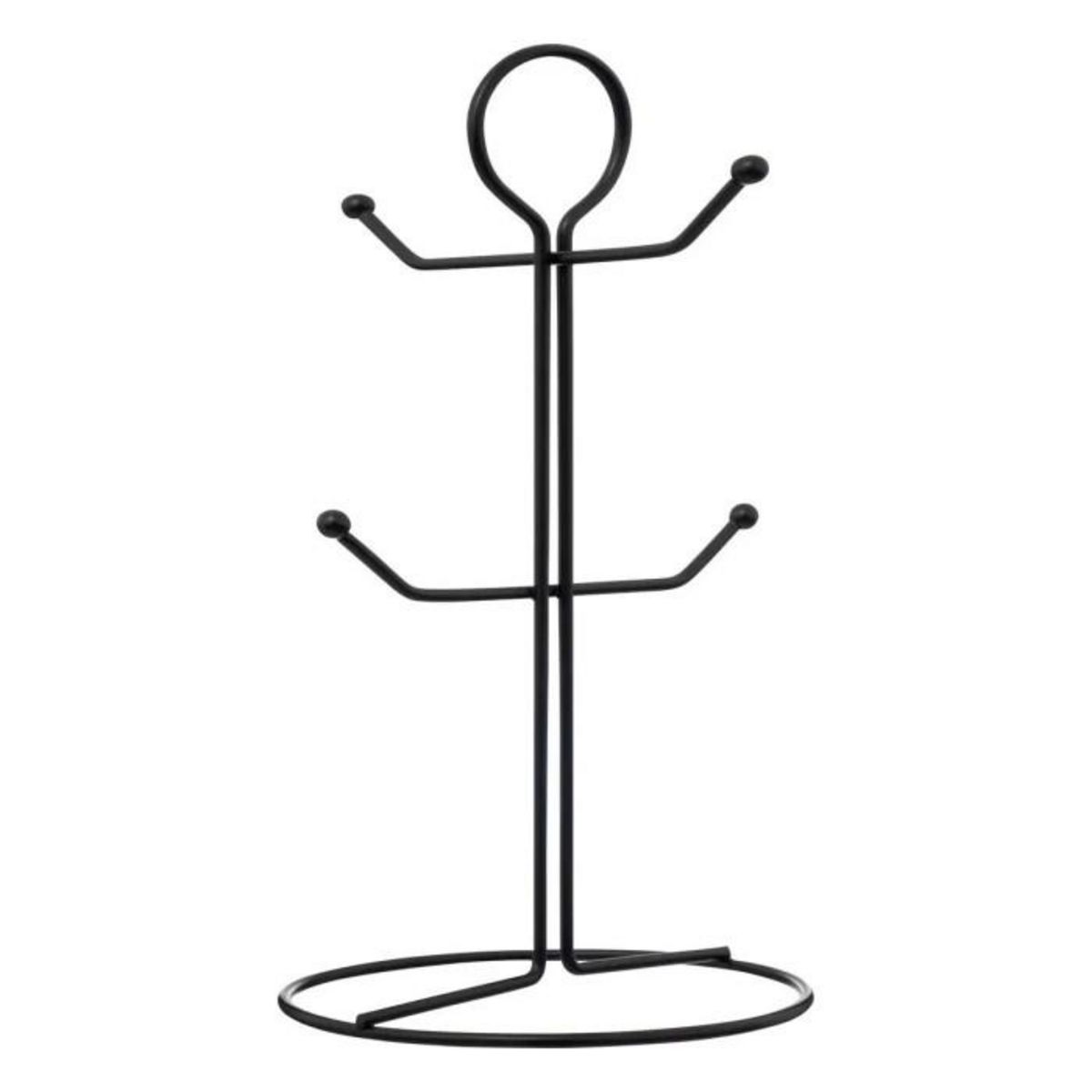 SECRET DE GOURMET Lot de 4 Mugs sur Rack  Léo  14cl Multicolore