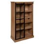 Voir la diapositive 1 : ATMOSPHERA Vitrine 2 Tiroirs Design  Danik  150cm Marron