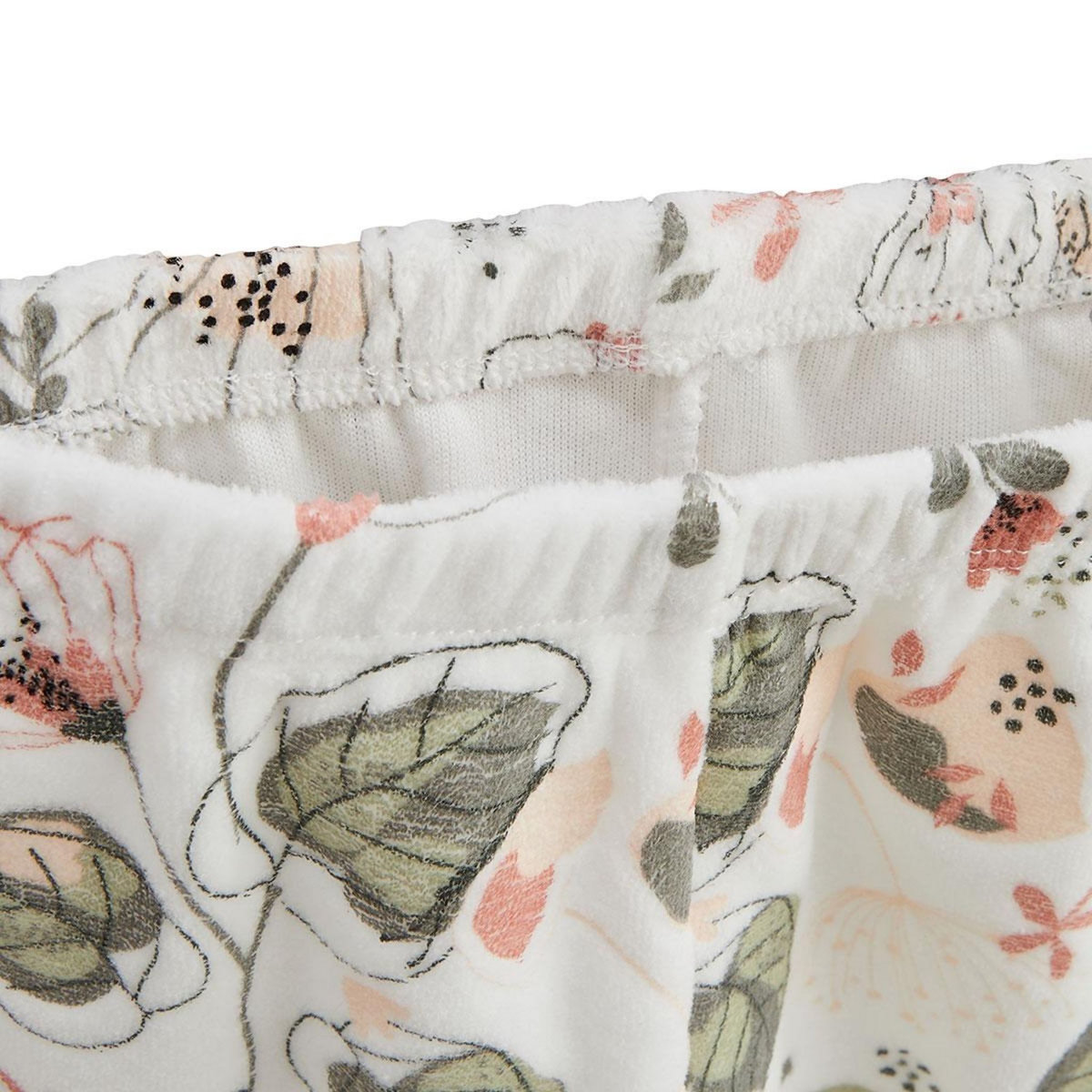 Petit Béguin Pyjama enfant 2 pièces en velours Lily