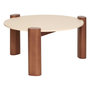 Voir la diapositive 1 : ATMOSPHERA Table basse JILANI - Beige et marron
