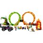 Voir la diapositive 3 : LEGO City 60339 L&rsquo;Arène de Cascade avec Double Looping, Jouet de Monster Truck