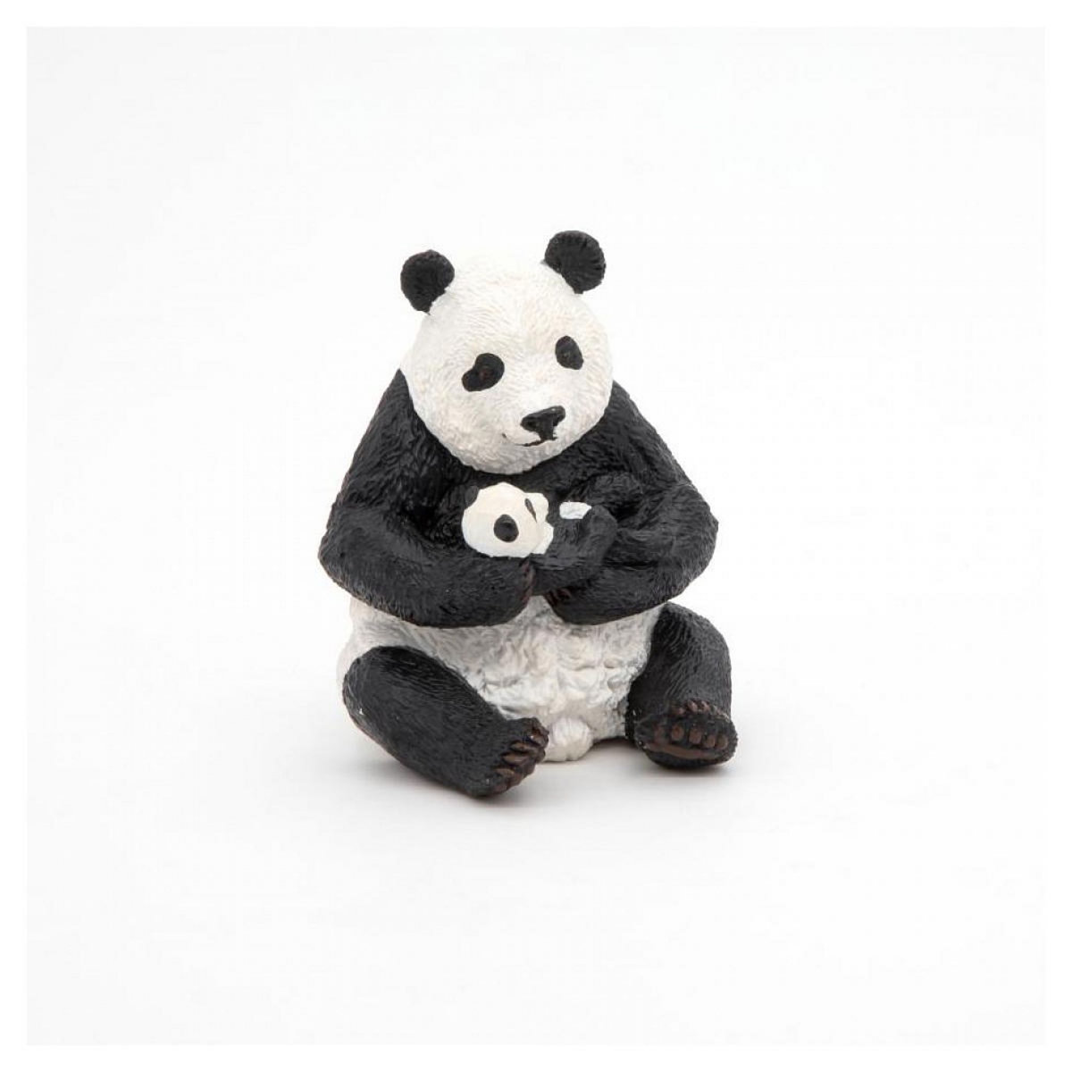 Papo Panda assis et son bébé  figurine