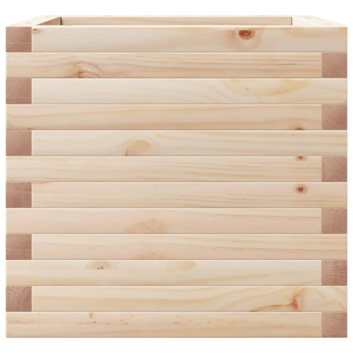 VIDAXL Jardiniere 50x50x45,5 cm bois de pin massif