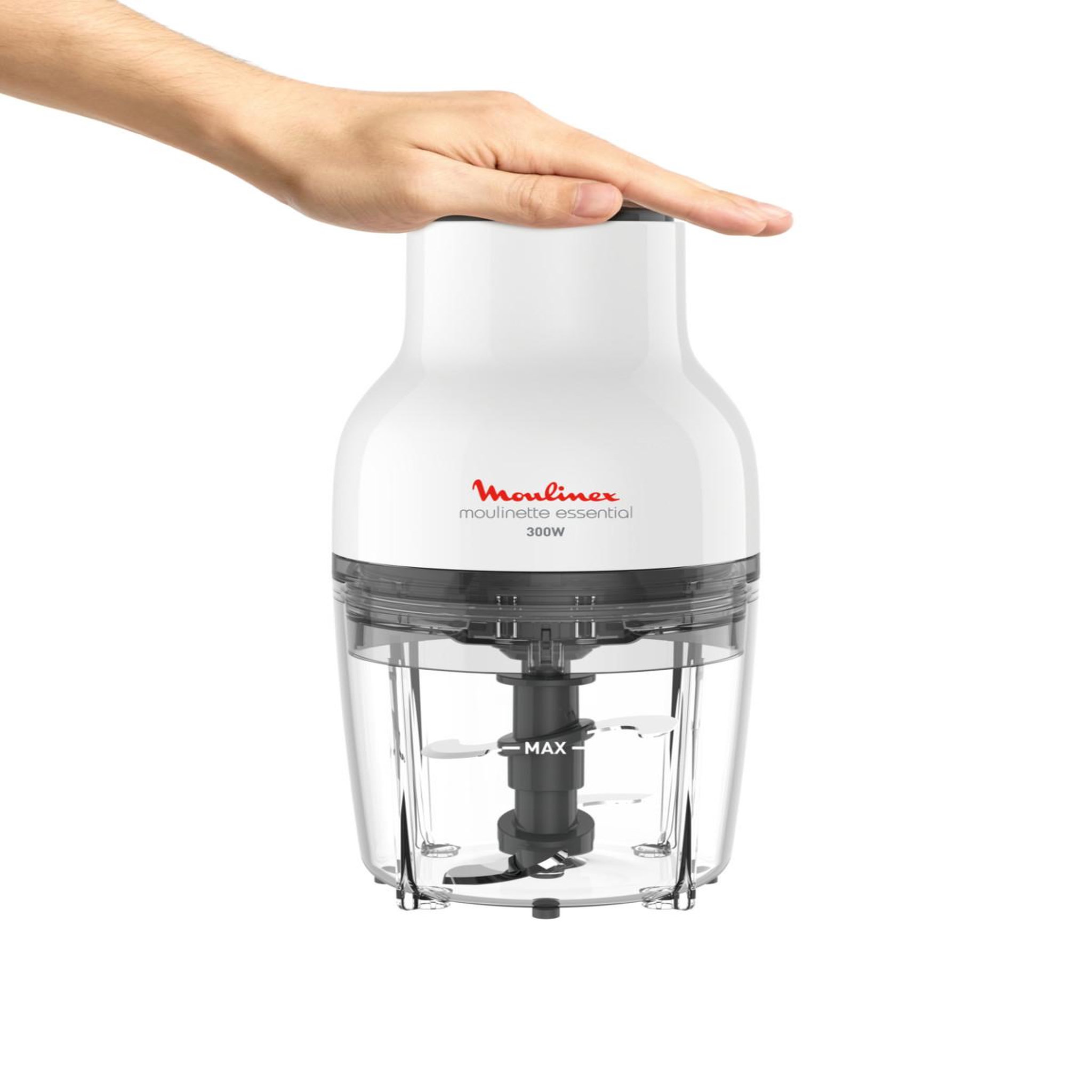 Voir la diapositive 3 : MOULINEX Hachoir Moulinex 300W 0,4L Blanc