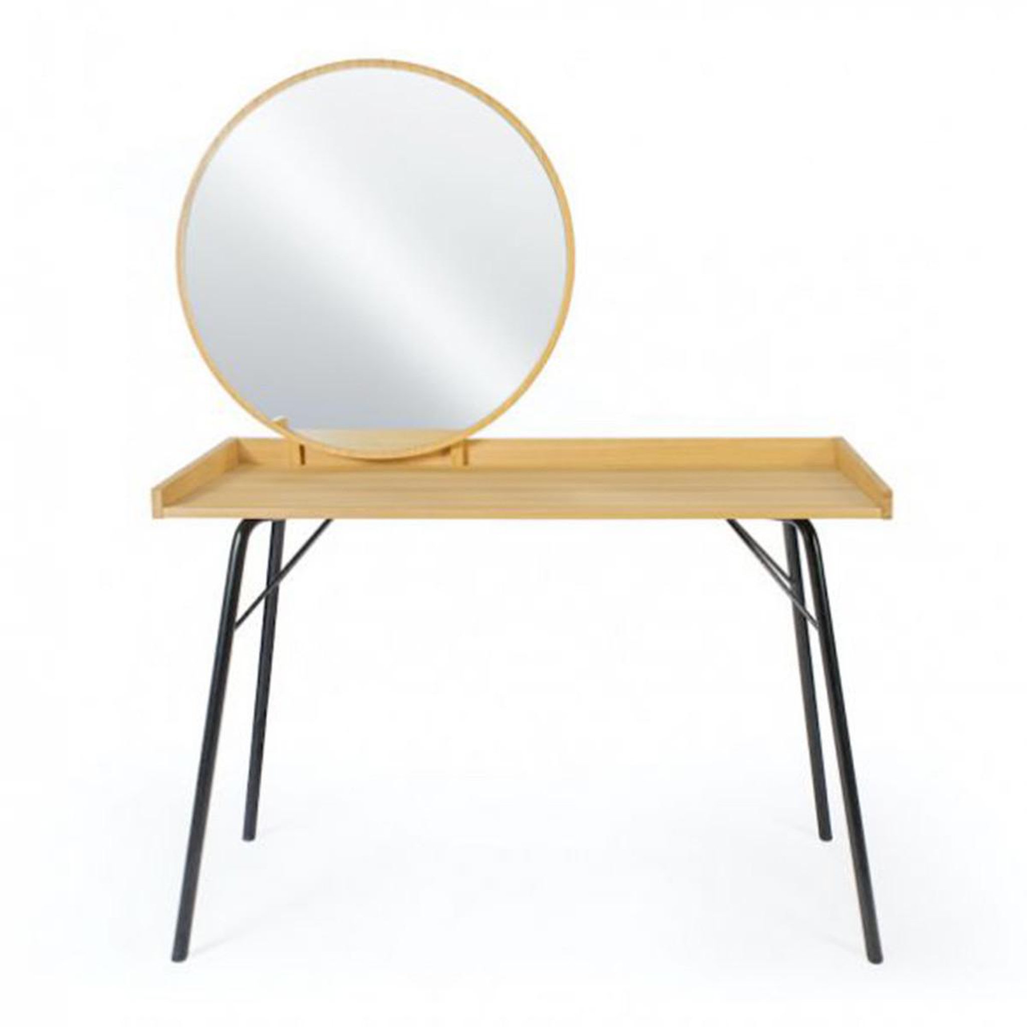 Voir la diapositive 2 : Paris Prix Coiffeuse design en bois  rayburn  115cm naturel
