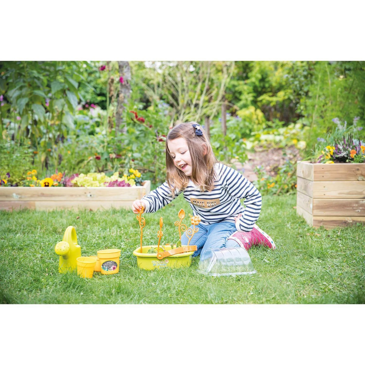 SMOBY Mini Serre Smoby verte pour jardinage enfant