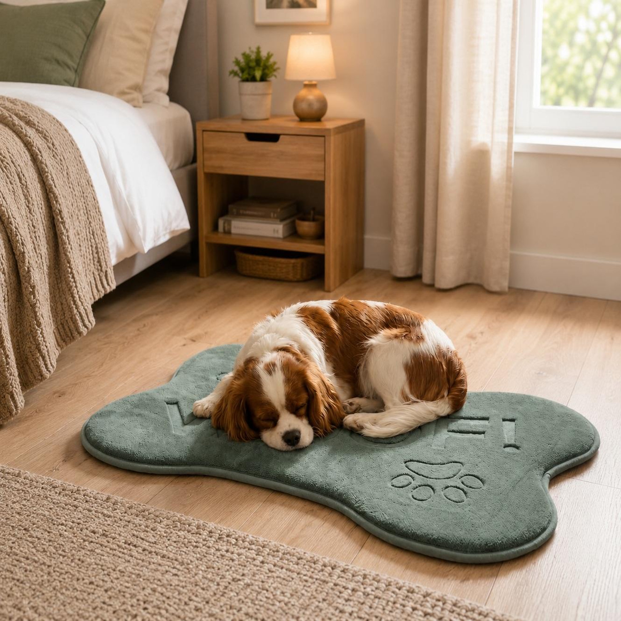 Voir la diapositive 4 : Eden Coussin en forme d'os pour chien mador