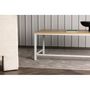Voir la diapositive 6 : Paris Prix Table Basse Design  Rise  120cm Naturel & Grège