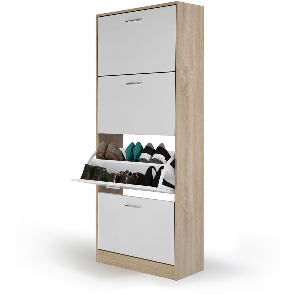 Meuble à chaussures 4 portes L60 cm TOWA