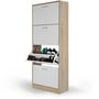 Voir la diapositive 7 : Meuble à chaussures 4 portes L60 cm TOWA