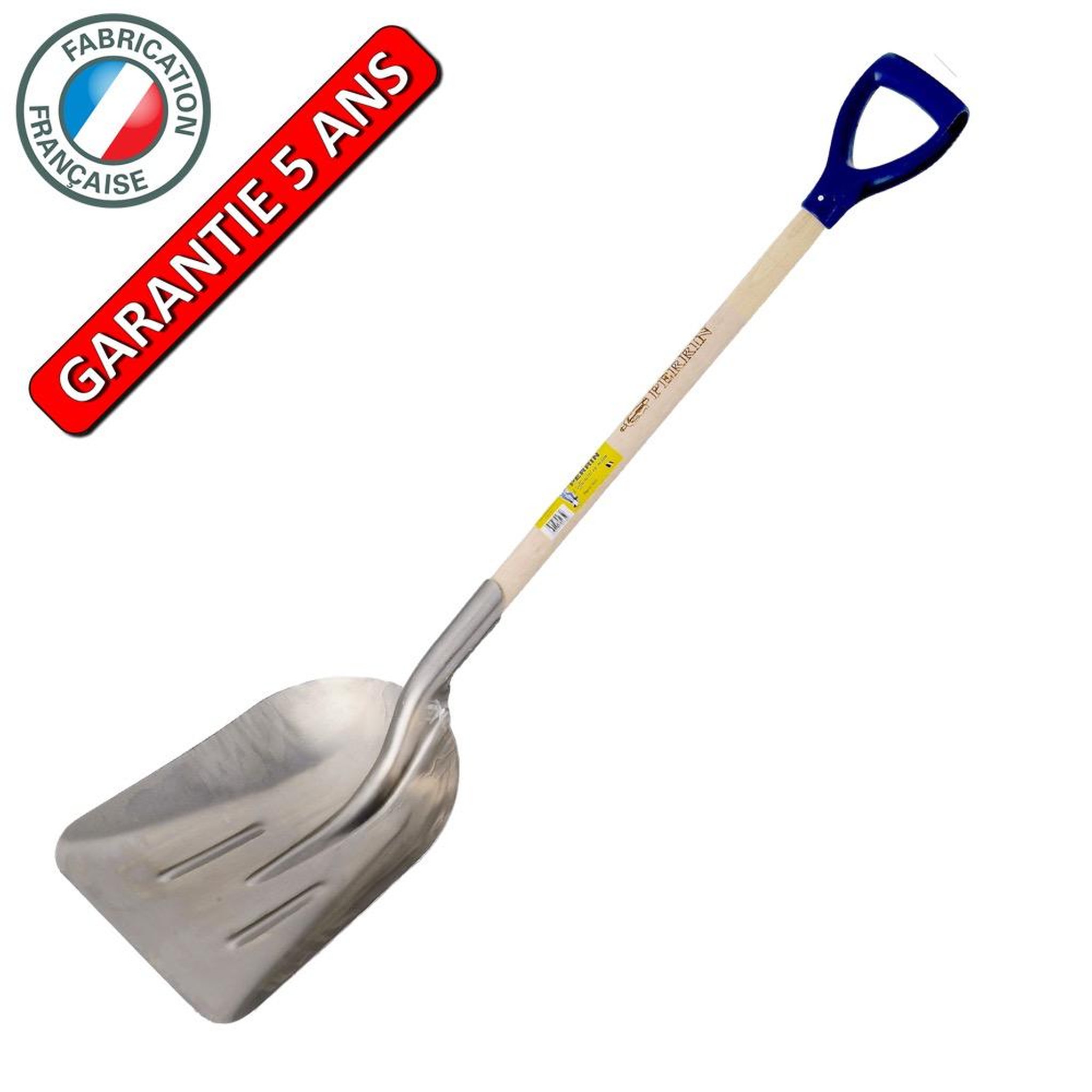 OUTILS PERRIN Pelle à neige rendement manche poignée plasti, outil pour le déneigement et l'agriculture