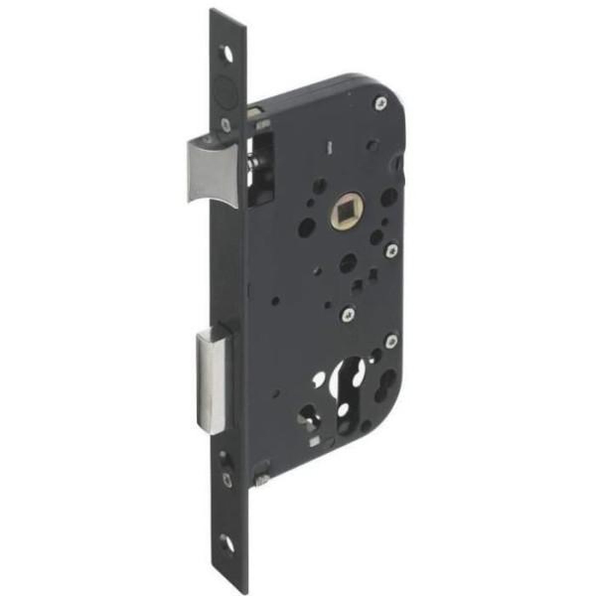 YALE Serrure a encastrer trou de cylindre - YALE - Y60K-A50/N - Axe 50mm, coffre 148mm - Porte d'entrée, service, locaux sensibles -