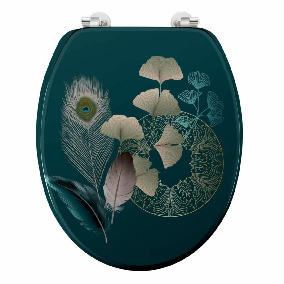 Douceur d'Intérieur Abattant WC charnières métal GINKO