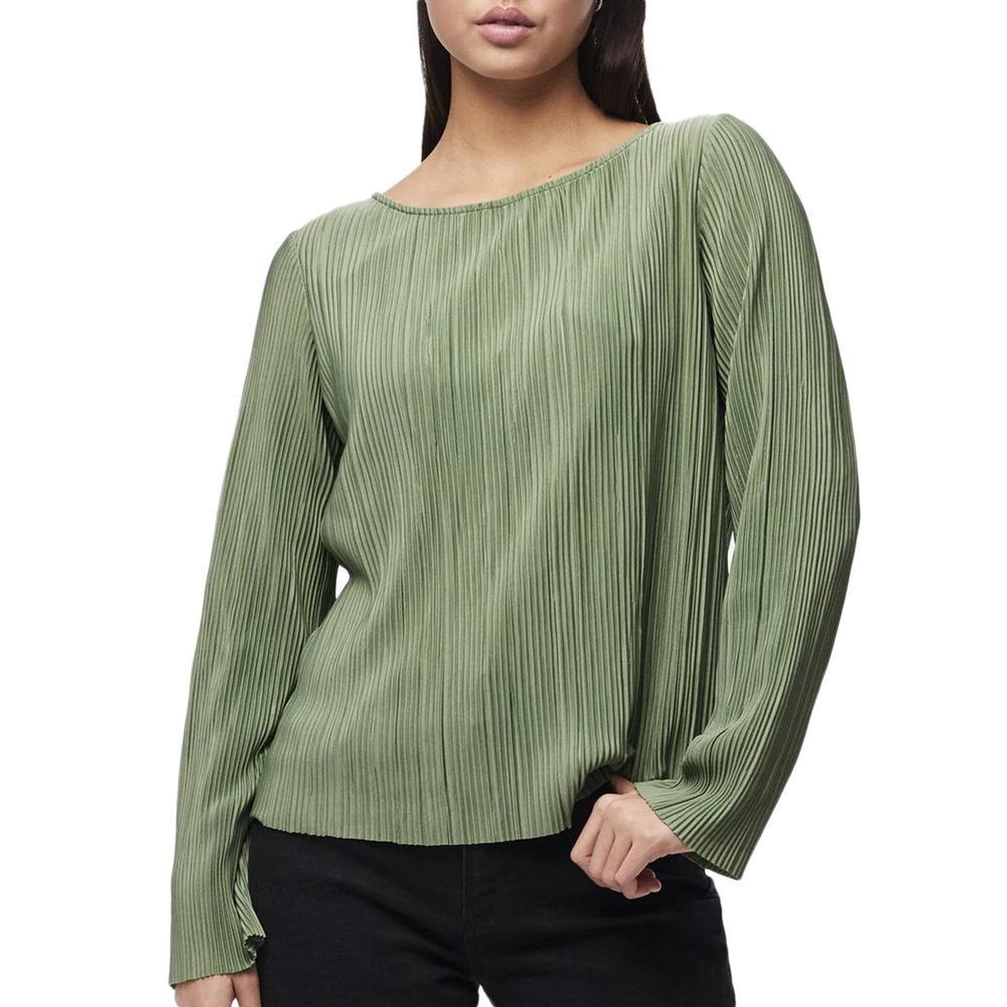 Voir la diapositive 1 : Pieces Top Vert Femme Pieces Ammi