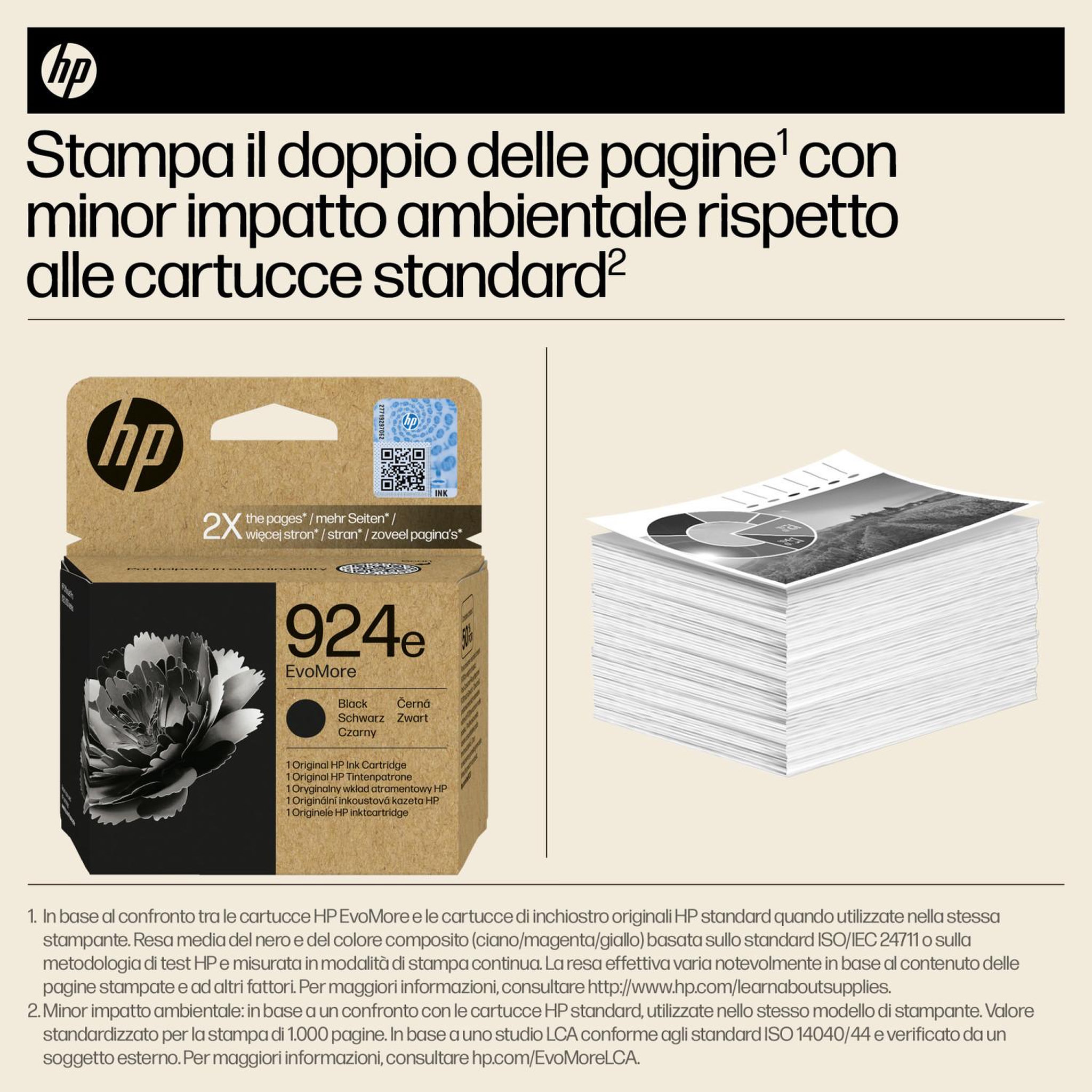 Voir la diapositive 3 : HP Hp 924e cartouche d'encre authentique noir evomore