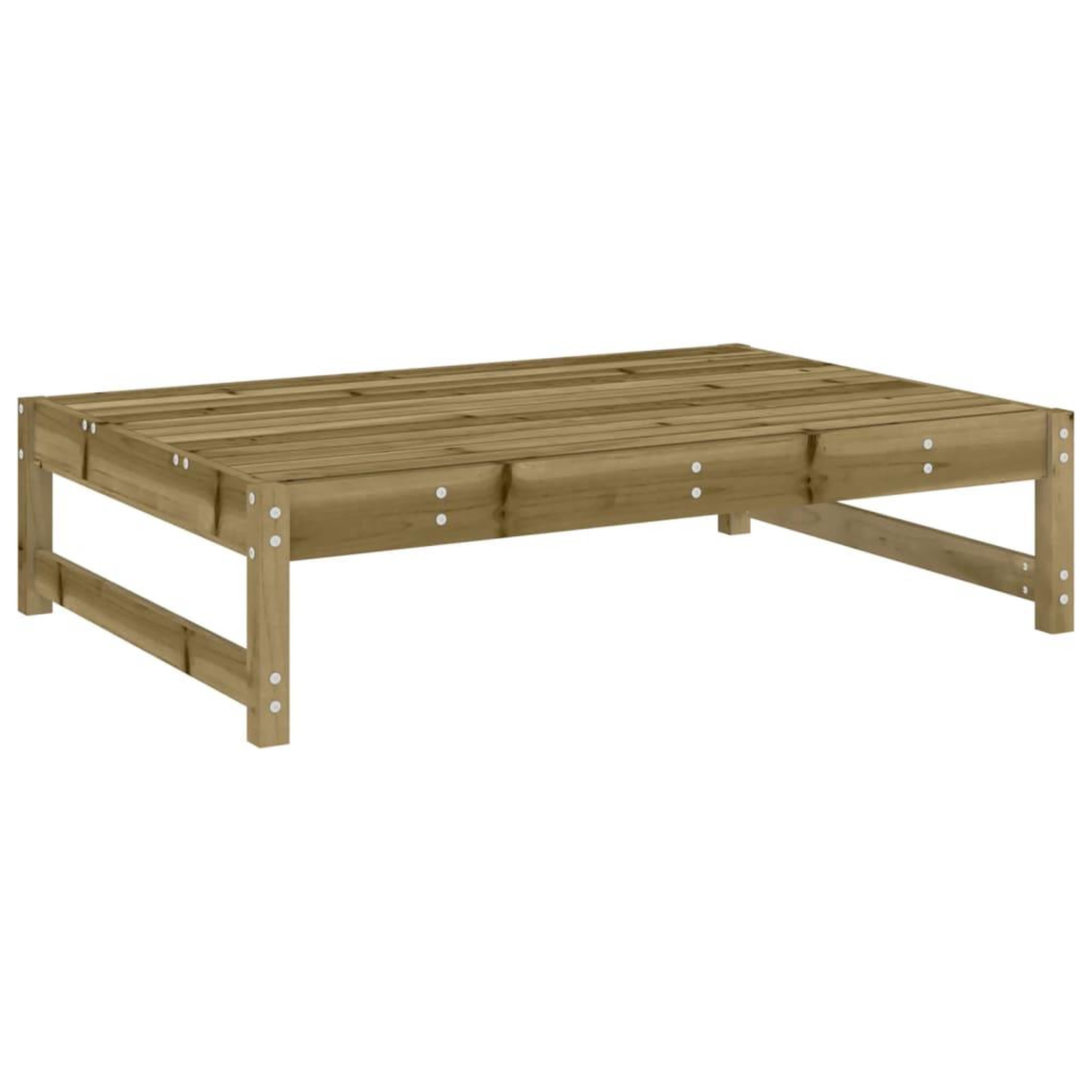 Voir la diapositive 5 : VIDAXL Salon de jardin 2 pcs bois de pin impregne