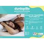 Voir la diapositive 2 : DUNLOPILLO Couette tempérée en percale de coton garnissage naturel traitée anti-acariens PRONEEM 300 g/m²