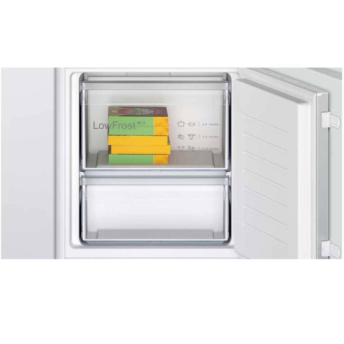 BOSCH Réfrigérateur combiné intégrable à glissières 270l - KIV875SE0