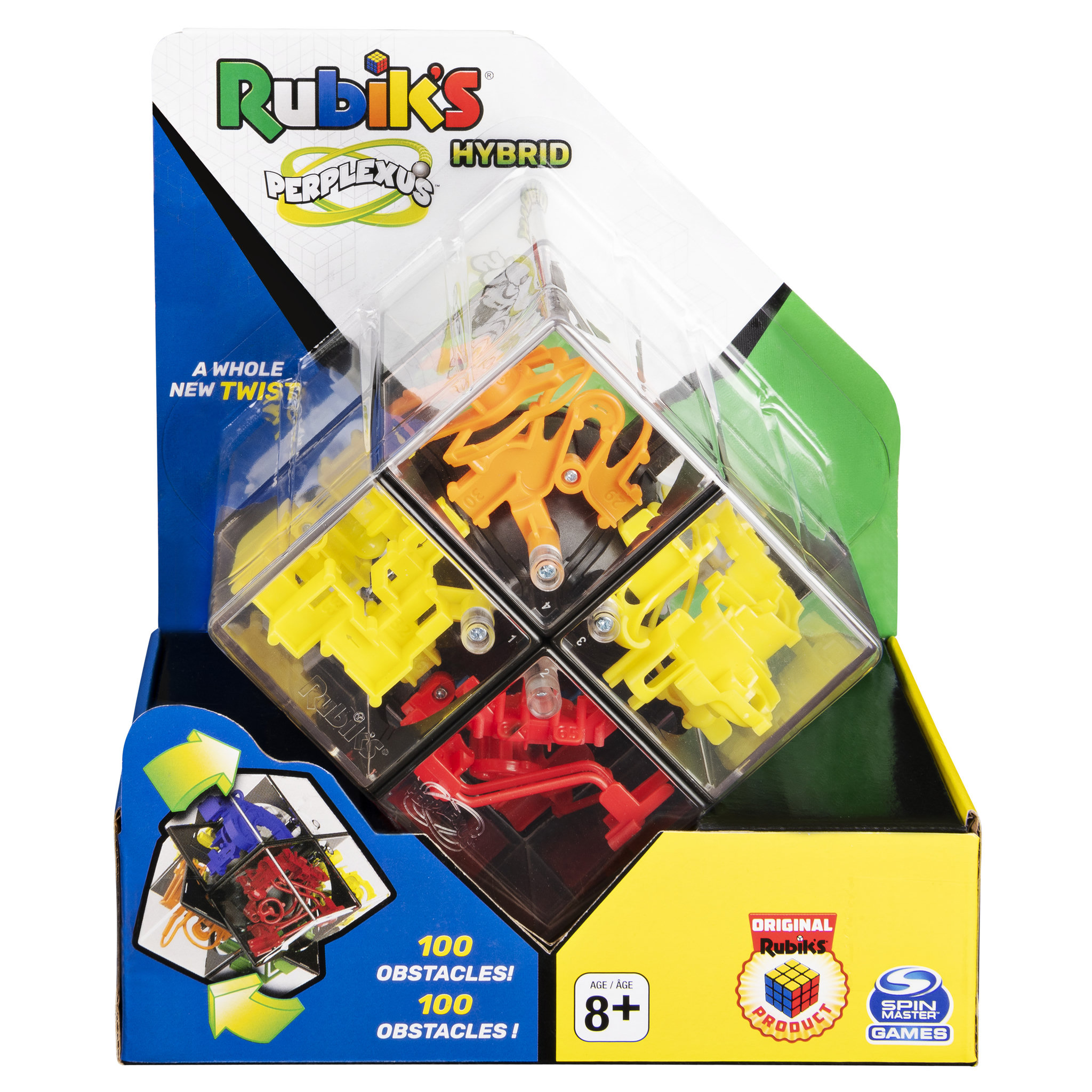 Voir la diapositive 3 : SPIN MASTER Jeu de patience - Perplexus - Rubik's 2x2 