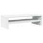 Voir la diapositive 6 : VIDAXL Support de moniteur blanc 54x22x15 cm bois d ingénierie