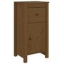 Voir la diapositive 2 : VIDAXL Buffet marron miel 40x35x80 cm bois massif de pin