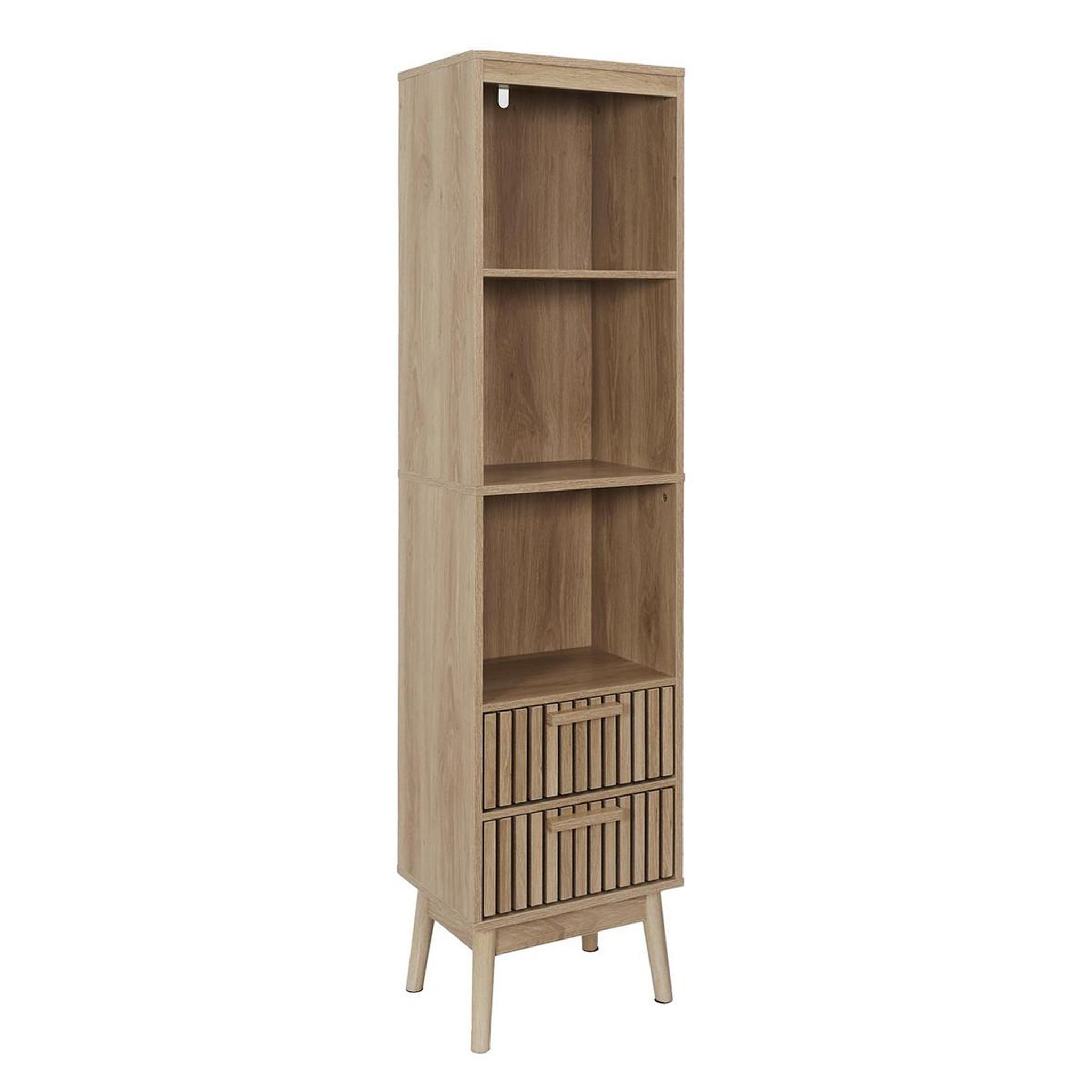 The Home Deco Factory Colonne de salle de bain  klaus  160cm marron