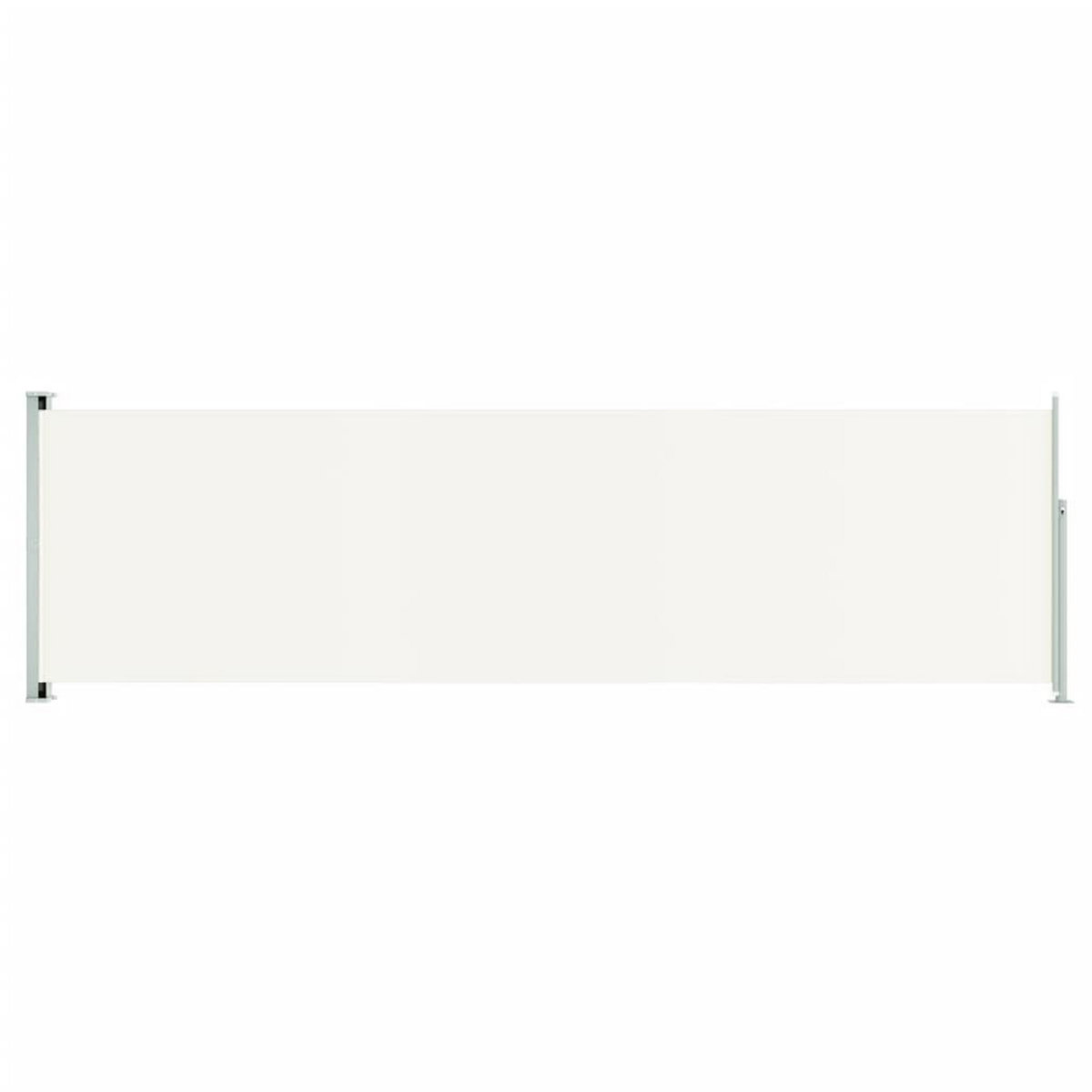 VIDAXL Auvent lateral retractable de patio 180x600 cm Creme