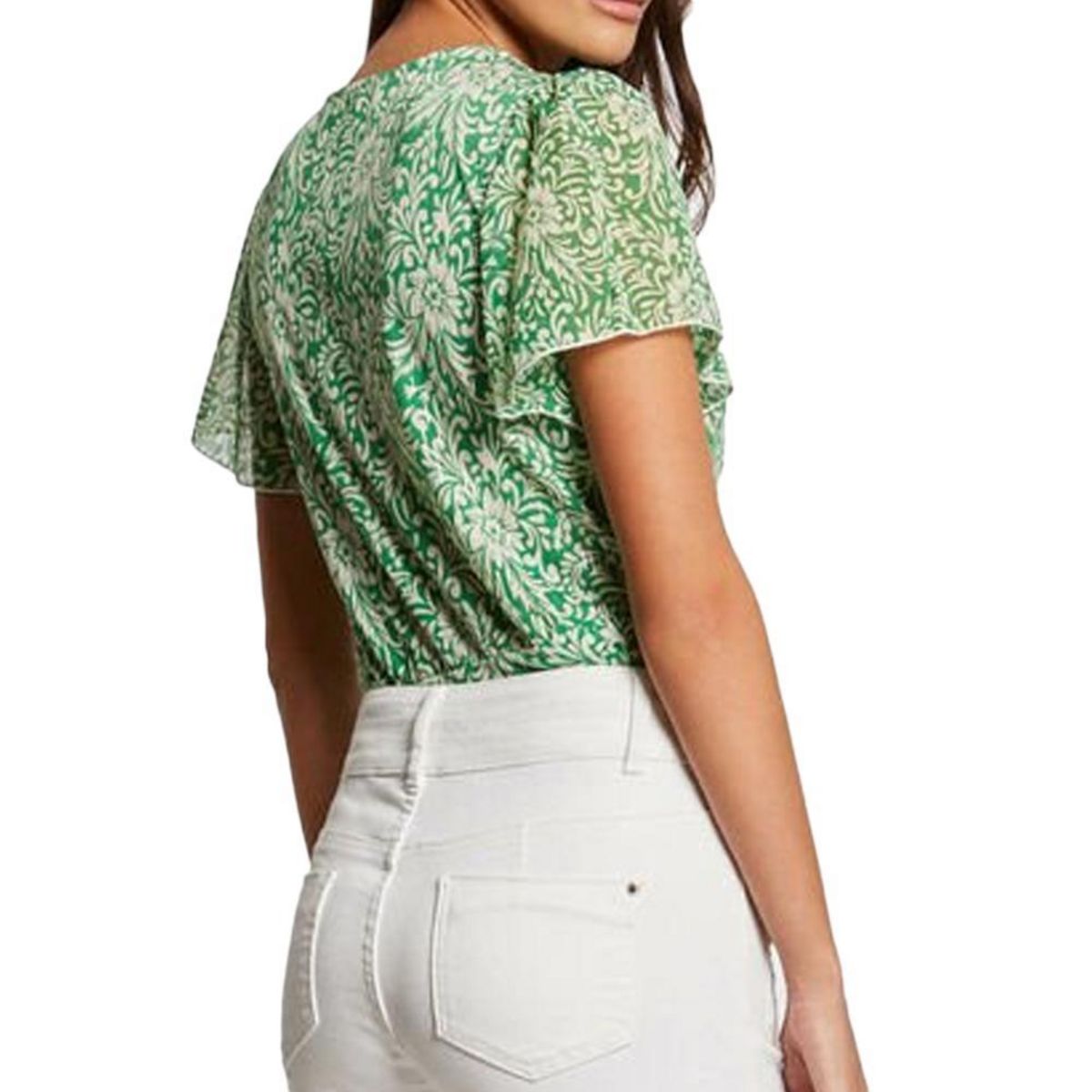 MORGAN Blouse /Blanche Femme  organ DRICHIE