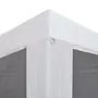 VIDAXL Tente de reception avec 8 parois en maille 9 x 3 m